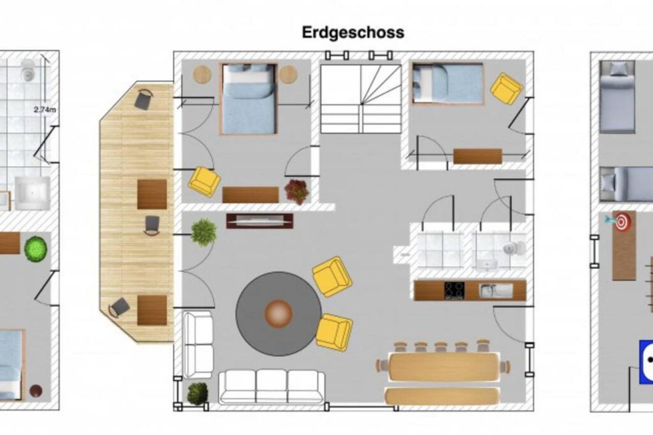 Spacious Home Sauna Hot Tub Pool Patio Bbq Hohenfels-Essingen Exterior foto
